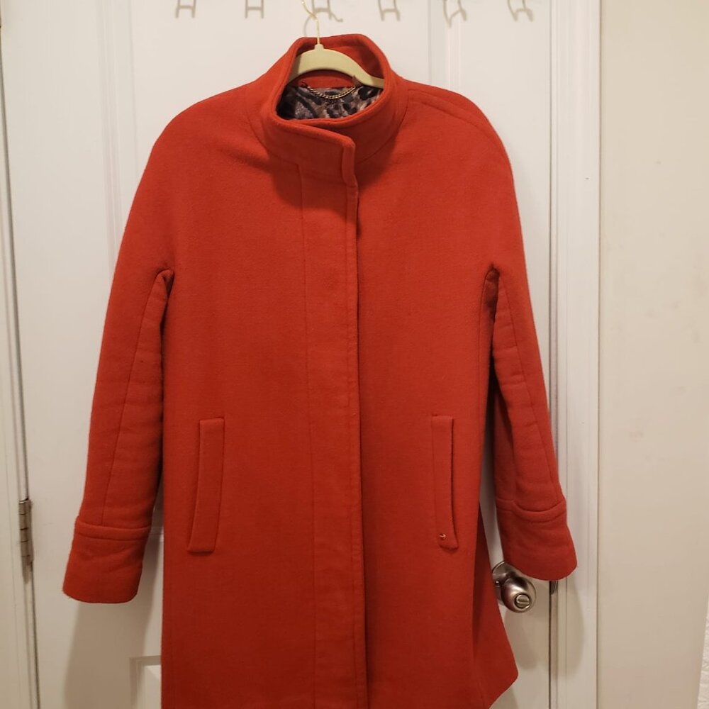 Women's Ellen Tracy  wool blend Winter Coat Size 8